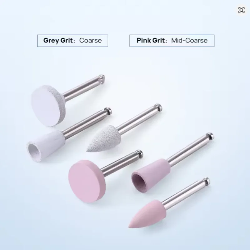 

12pcs Dental Composite Polishing Finishing Kit Polisher Silicone Dentistry Tool Low-Speed Manual Ceramic Resin Alloy Nail