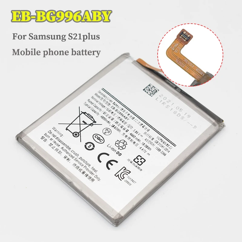 

EB-BG996ABY Сменные аккумуляторы для Samsung Galaxy S21Plus S21 FE 5G G996 G996B G996U G996W G996N Аккумулятор для мобильного телефона