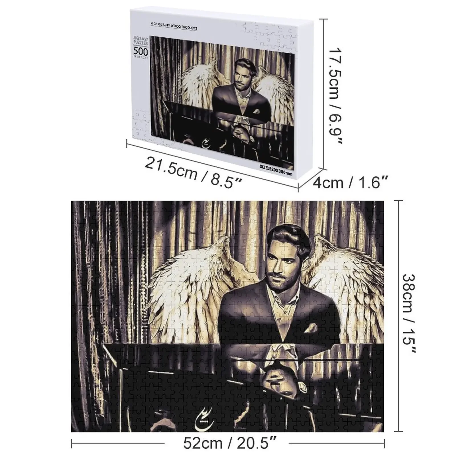 さようならルシファー ジグソーパズル 子供向け木製動物カスタムジグソーパズル