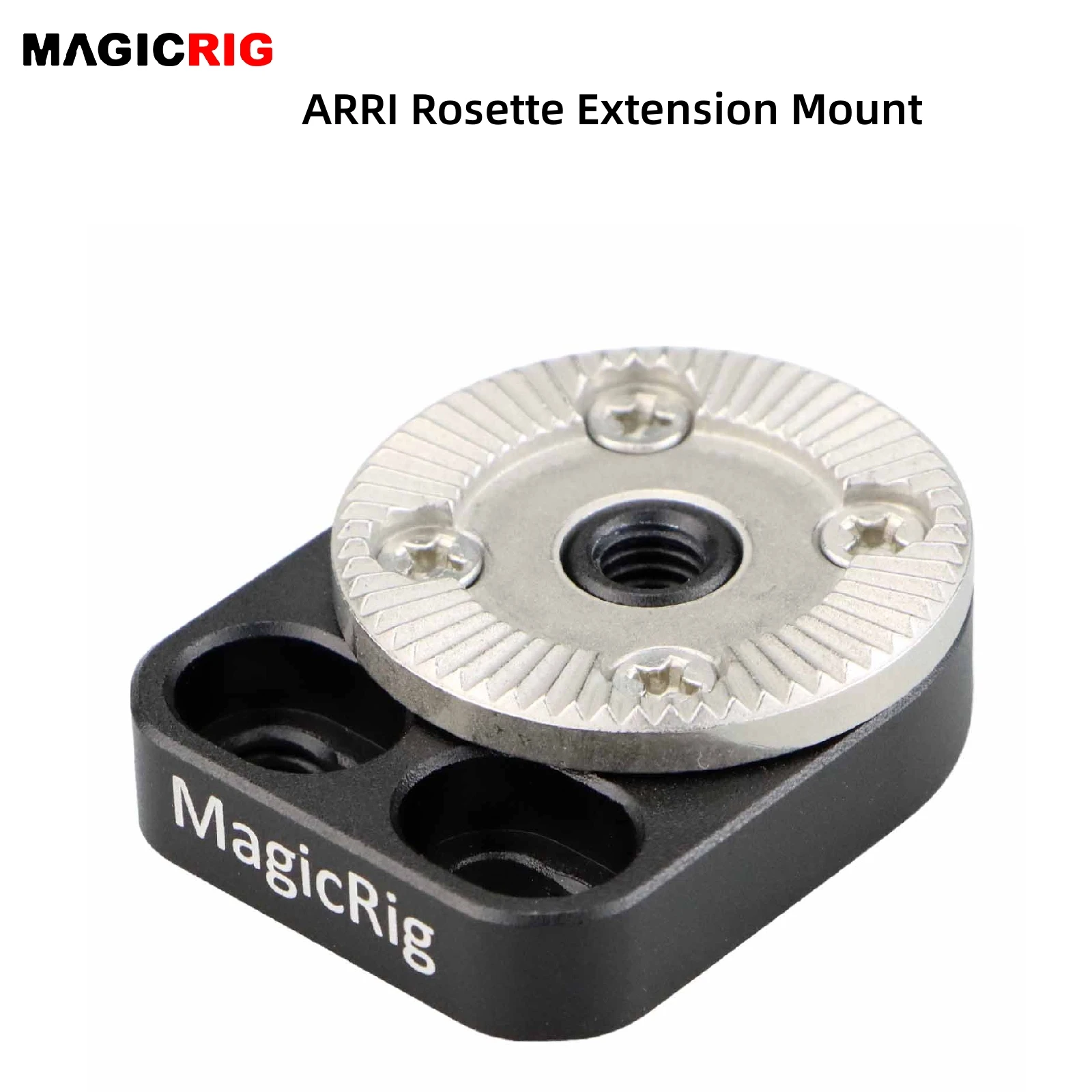 MAGICRIG Standard ARRI Rosette Extension Mount M6 Thread Hole Connector with 1/4\