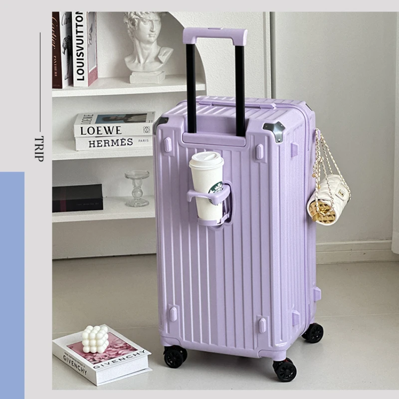 Large Carry on Luggage of Super Capacity Hot Selling Trolley Box Travel Suitcase for Male and Female Front Opening Mini Suitcase