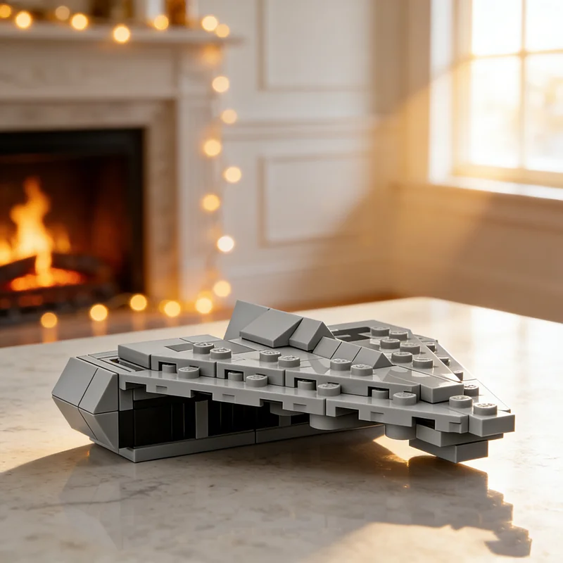 

111 шт. MOC Star Battle Imperial Quasar Light Carrier модель строительные блоки строительные рождественские подарки игрушки идея кирпича