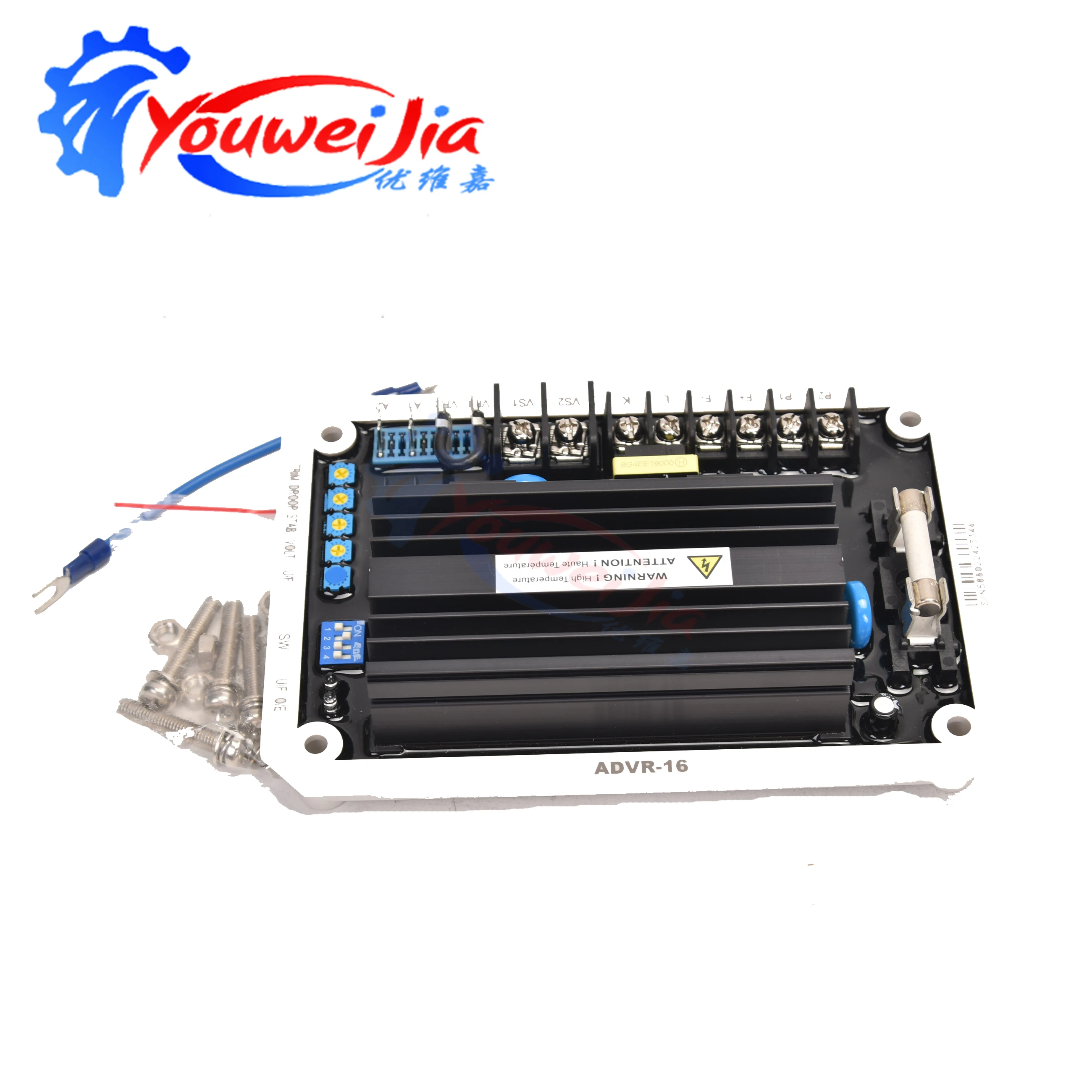

KUTAI ADVR-16 AVR Original Automatic Voltage Regulator Plate for Diesel Generator -No Additional Accessories Included