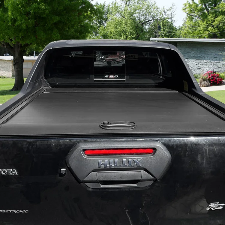 Truck Tonneau Cover Electric Auto Pickup Bed Roller  Toyota HILUX REVO  ROCCO  waterproof anti theft Aluminum Manual