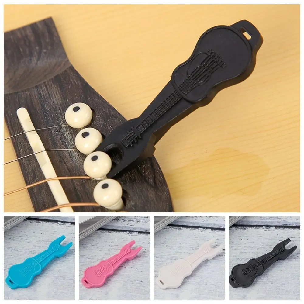 

ABS Guitar Bridge Pin Puller Pulling Maintenance Guitar String Nail Pull Removal Portable Guitar Bridge Pin Remover