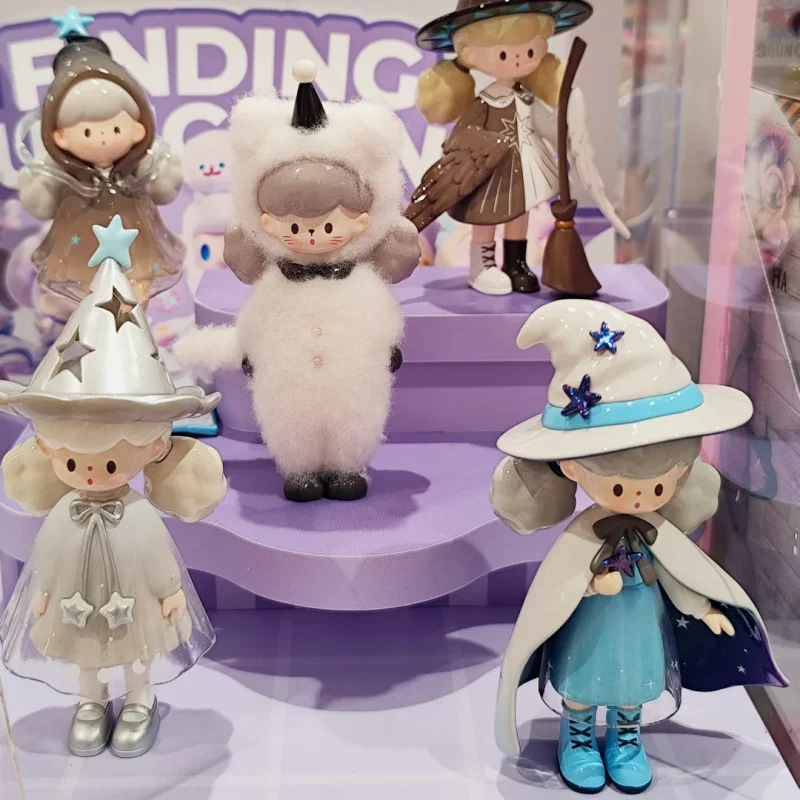 

Подлинная Molinta Finding Unicorns Chasing Light Series слепая коробка Kawaii мультяшные фигурки Коллекционные модные трендовые игрушки подарки