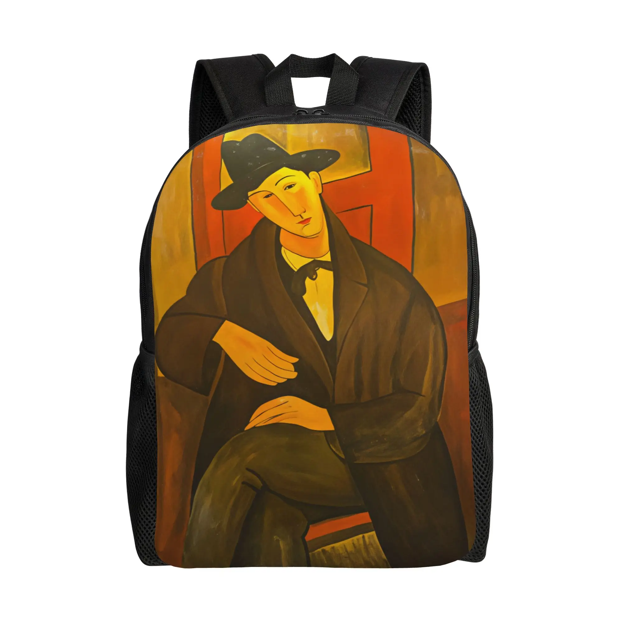 Amadeo Modigliani Backpack  Camping Backpacks Unisex Kawaii School Bags Custom Pattern Rucksack