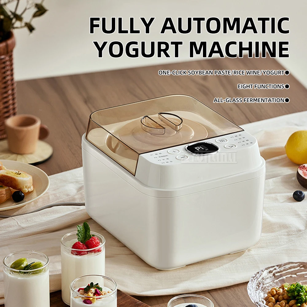 آلة تخمير الزبادي المنزلية جهاز تخمير منزلي صغير متكامل لنبيذ الأرز الحلو بدرجة حرارة ثابتة