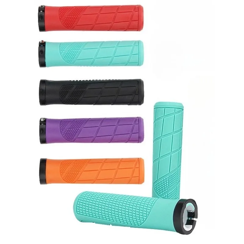 

Rubber Handlebar Grips Lock-on Grip Shockproof Non-slip Mountain/Road Bike Handle Cover Folding Balance Bike Accessories
