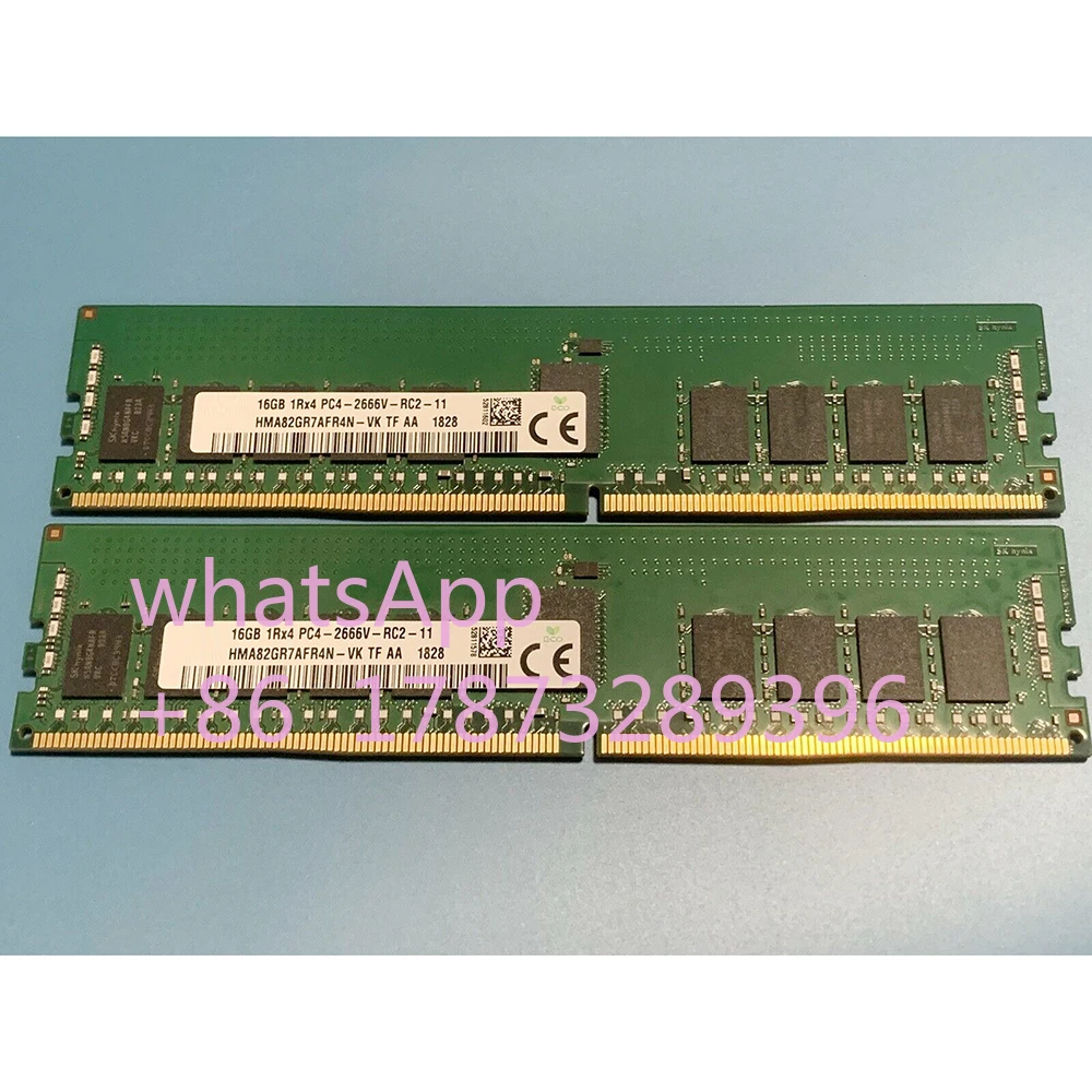 1 PCS Server Memory For  RAM 16GB 16G 1RX4 PC4-2666V ECC HMA82GR7AFR4N-VK