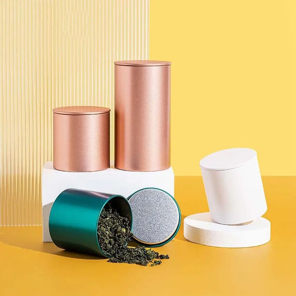 

Vintage Small Gift Case Sealed Jewelry Eco-friendly Tea Box Tea Packaging Jar Tea Container Tea Can