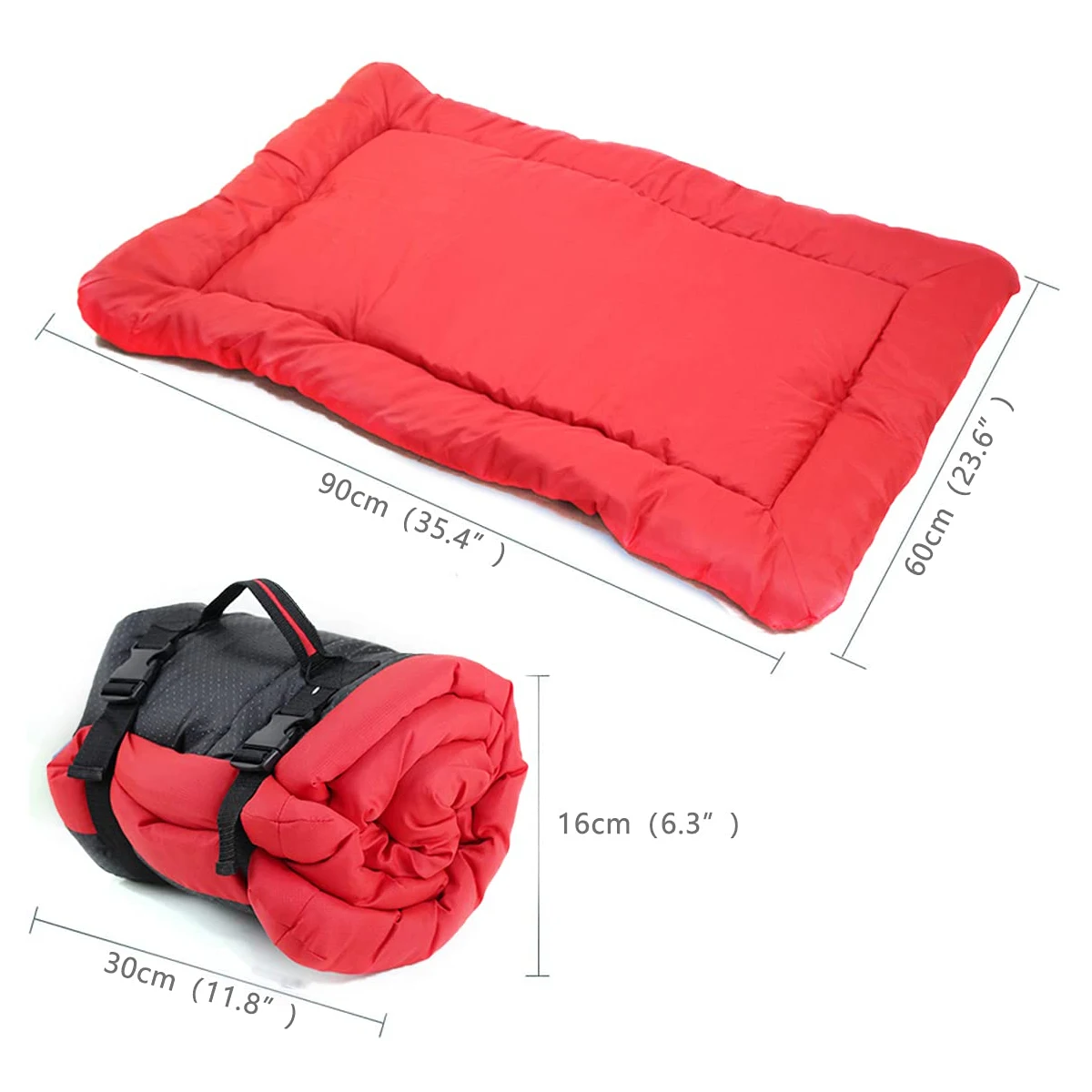 Waterproof And Foldable Dog Bed Easy To Clean Durable Oxford Cloth Dog Mat Suitable For Sofas Crates Outdoor Use Pets Supplies