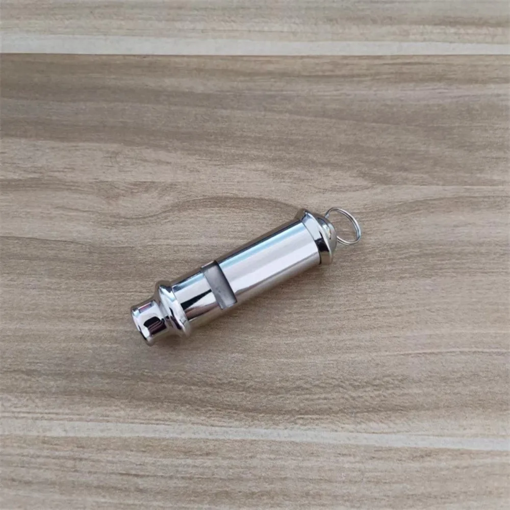 With Rope Metal Whistle Aluminum Alloy 66*13mm Referee Sport Whistle 2 Styles Cheerleaders Cheer Whistle Training School Soccer