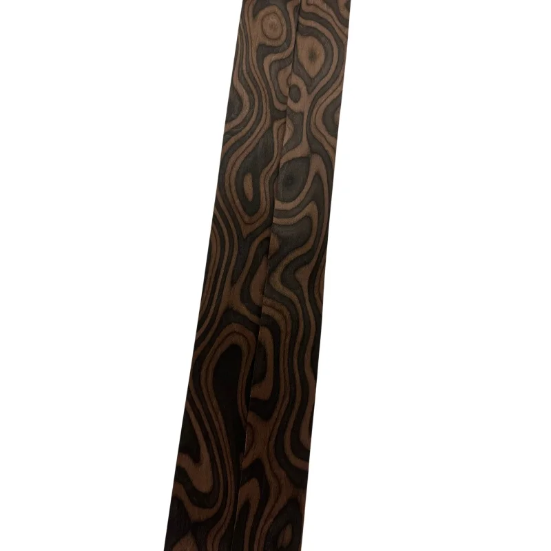 

Tech Veneer Sample, 0.25mm, 100x5cm, For Bedroom Feature Wall & Guitar Top.(Backing Non-woven Fabric)