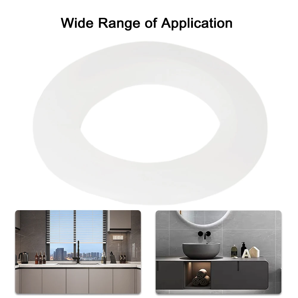 Bathroom Basin Drain Ring Gasket Replacement Parts Silicone Rings Gaskets Bath Tub Sink Pop Up Plug Cap Washer Seals