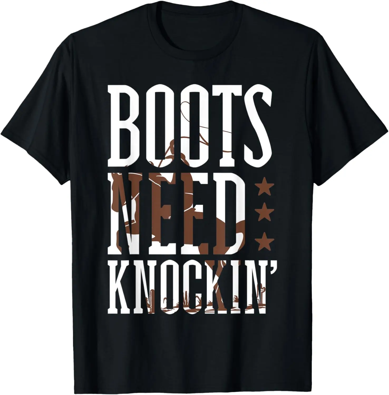 Boots Need Knocking Funny Country Music-Lovers T-Shirt