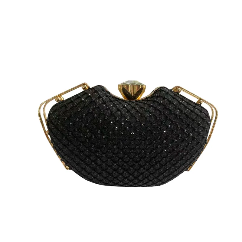 

Сетчатый клатч в форме сердца Apple — вечерняя сумка премиум-класса, инкрустированная бриллиантами для женщин, нишевый дизайн, мини-сумка с бриллиантами, кошелек со стразами