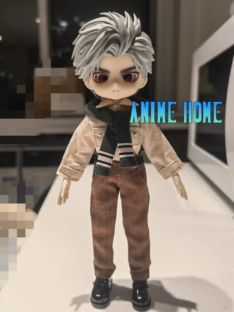 

Head Shell Game Love and Deepspace Sylus Qin Che Role Cos Ручная работа OB11 OB22 Магнитная краска для волос Съемная игрушка Модель Косплей
