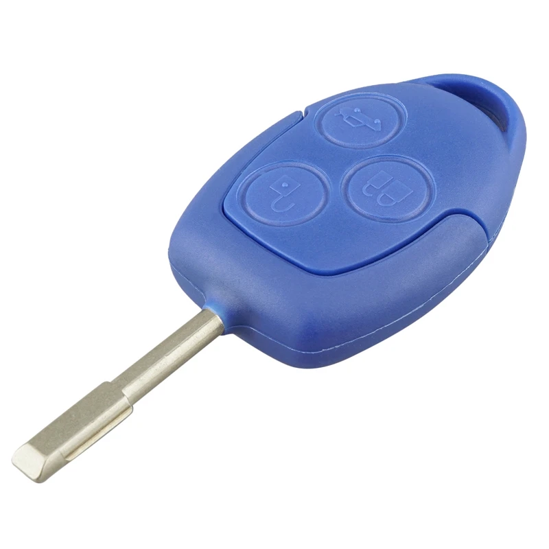 

Car Smart Remote Key 3 Button 433Mhz 4D63 Chip For Ford Transit MK7 2006-2014 Blue