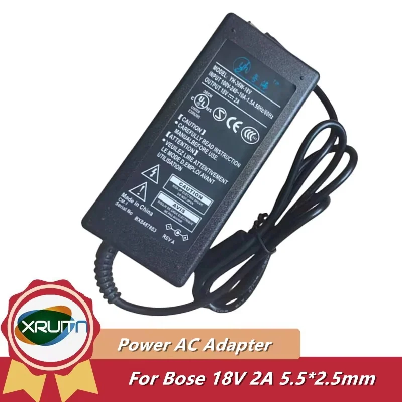 

Replacement Switching Power Supply For BOSE Companion 20 AC Adapter Charger PSM36W-180 18V 2A 36W