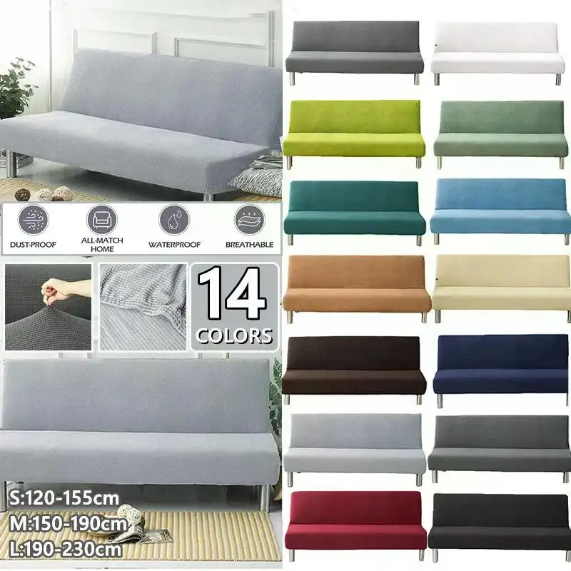 

F2 Thickened Full Cover Sofa Jacquard Sofa Cover Elastic Corner Solid CoucCover L Shaped Sofa Slipcover Protector 1/2/3/4 Seater