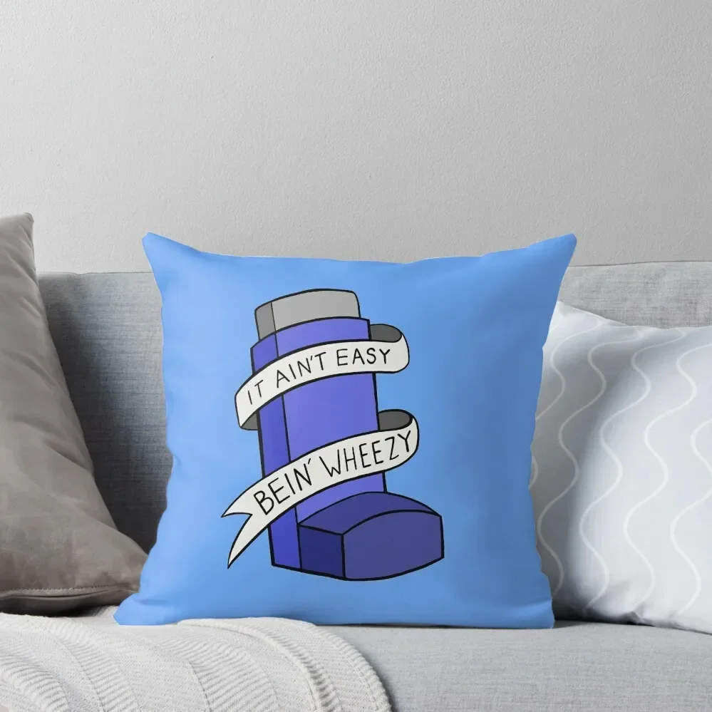 

It ain't easy bein' wheezy Throw Pillow Bed pillowcases Plaid Sofa anime girl Pillow