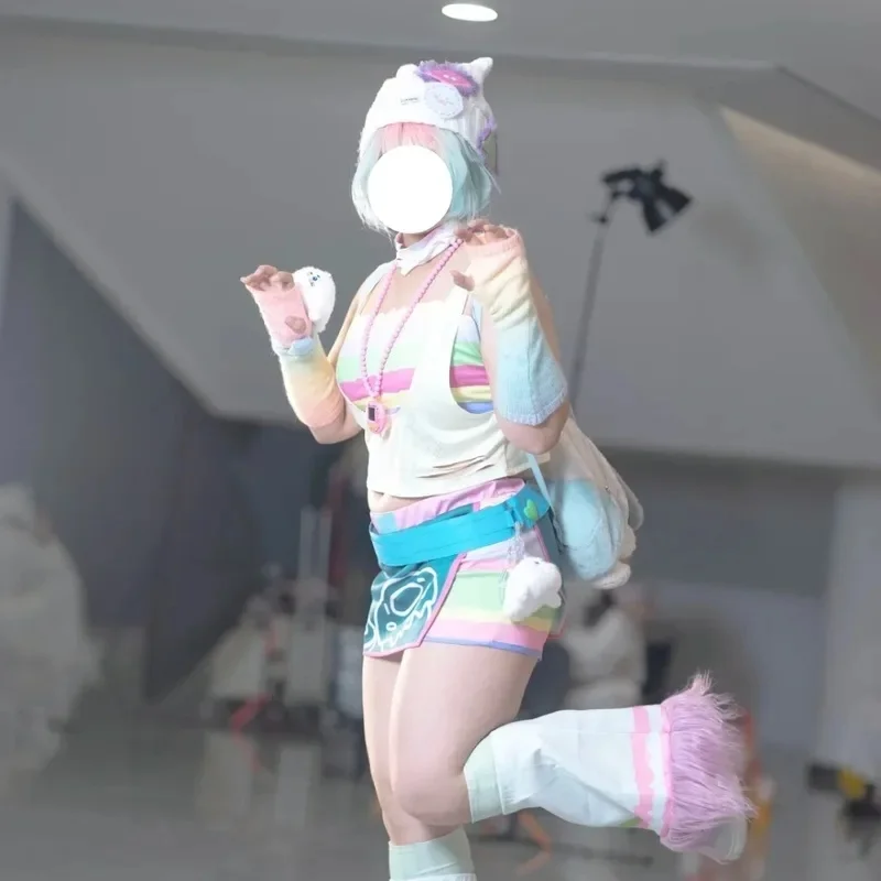 U5GG Path To Nowhere Poffy Cosplay Cute Outfit Full Leg Warmers Accessories Adult Women Halloween Comic Con Daily Role Play Cost view 3