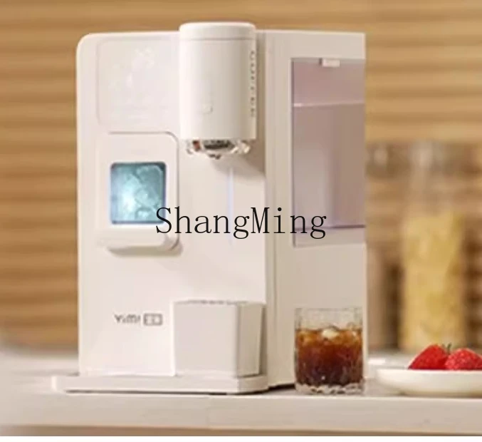 Dispensador de agua ZYY, máquina de hielo de escritorio para bebidas heladas, máquina integrada fría y caliente sin instalación