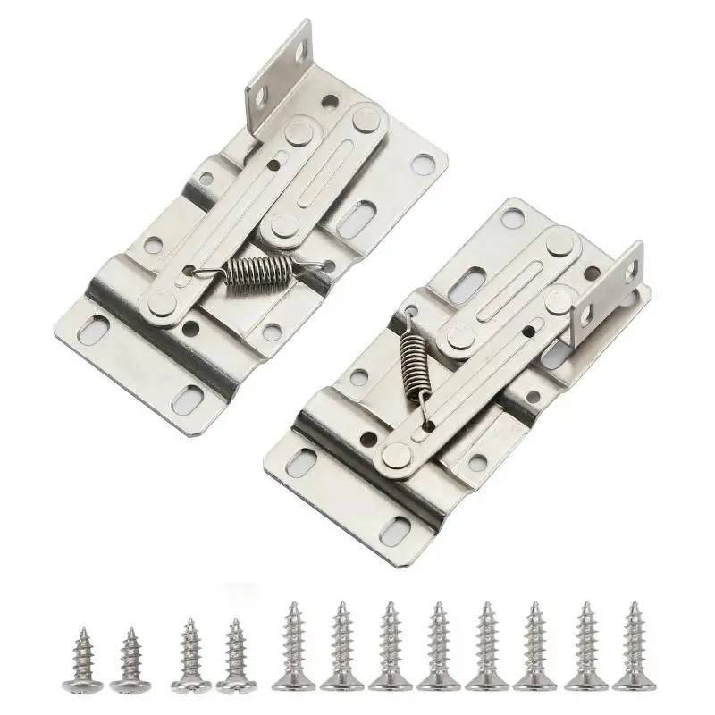 2Pcs Kitchen Cabinet Tip-Out Trays Hinges Self-Closing 45 Degree Pivot Hinge For Sink Drawer Bathroom Organizers Shoe Cabinets