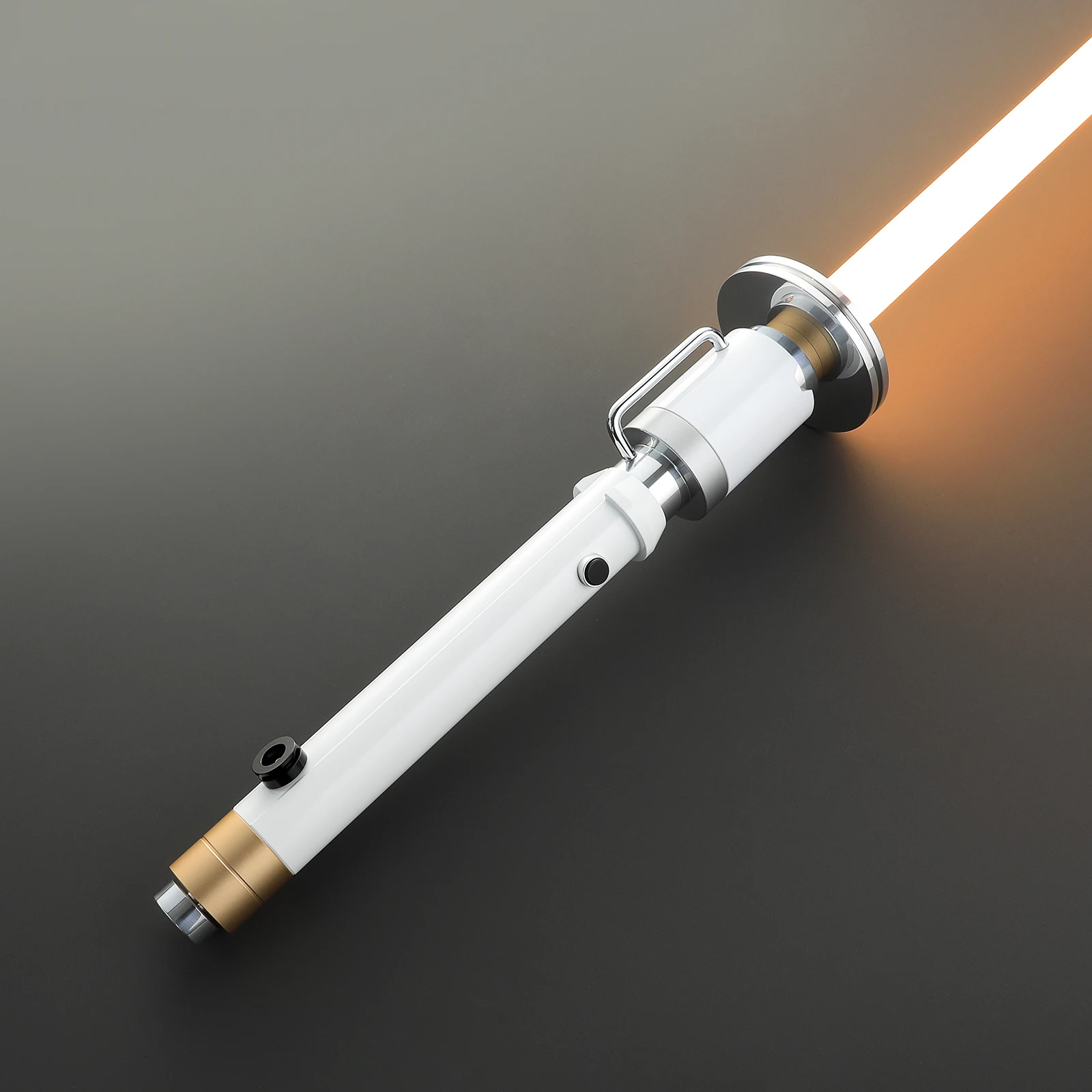 Damiensaber ศาสตราจารย์ Huyang lightsaber การฝึกอบรมดาบต่อสู้หนักแสงดาบไม่สิ้นสุดสีเปลี่ยนโลหะ34แบบอักษรเสียง