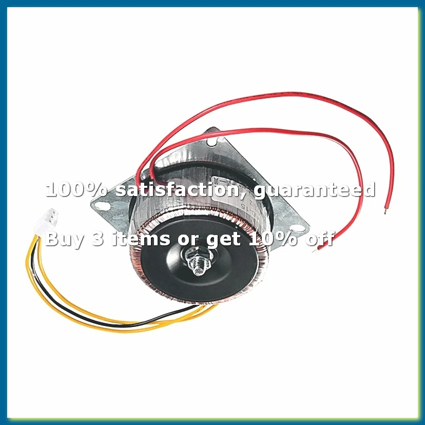 Transformateur toroïdal en cuivre double 15V, alimentation électrique, transformateur à boucle double alimentation pour amplificateur de puissance-DT30