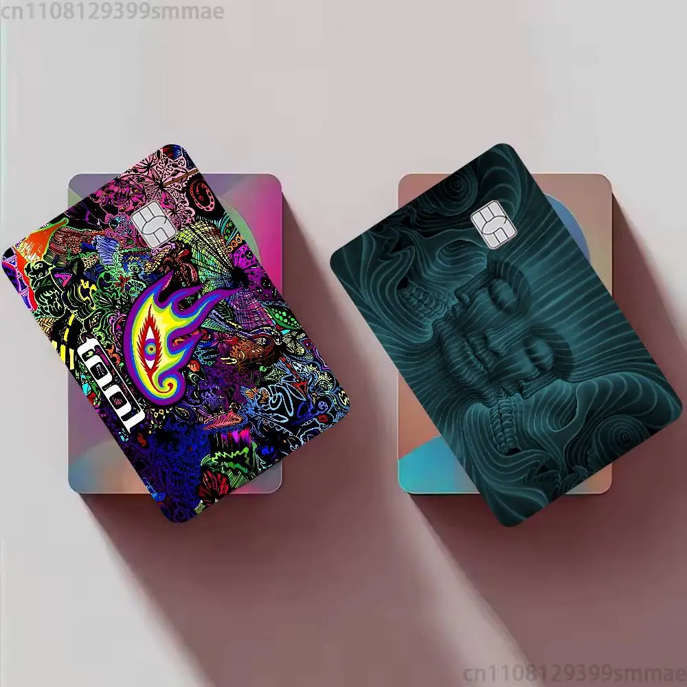 TOOLS Heavy Rock Band Card Sticker Diy Decorate Exquisite Bank Card Decals Patch Documents Birthday Gift