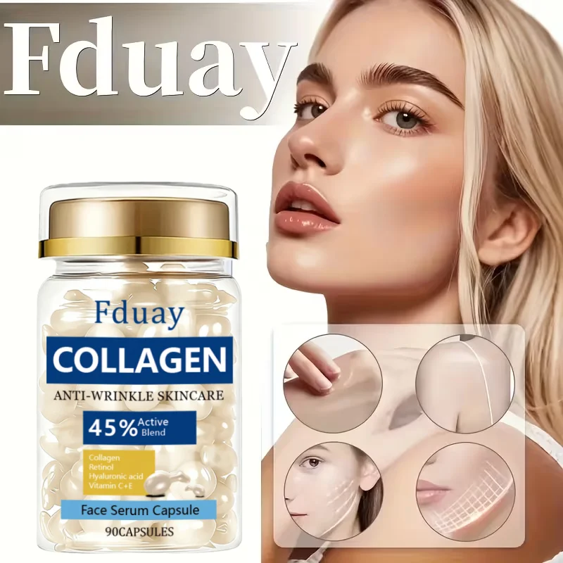 Vitamin E Serum Capsules, Vitamin C+E Serum - Contains Retinol and Vitamin C, Moisturizing, Refreshing and Non-Greasy