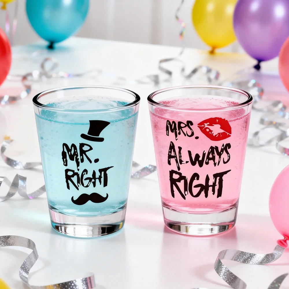 2 Copas de Vino para Novios, Regalos de Boda para el Novio y la Novia, Copas de Vino para Aniversario de Bodas, Copas de Vino para Parejas Recién Casadas