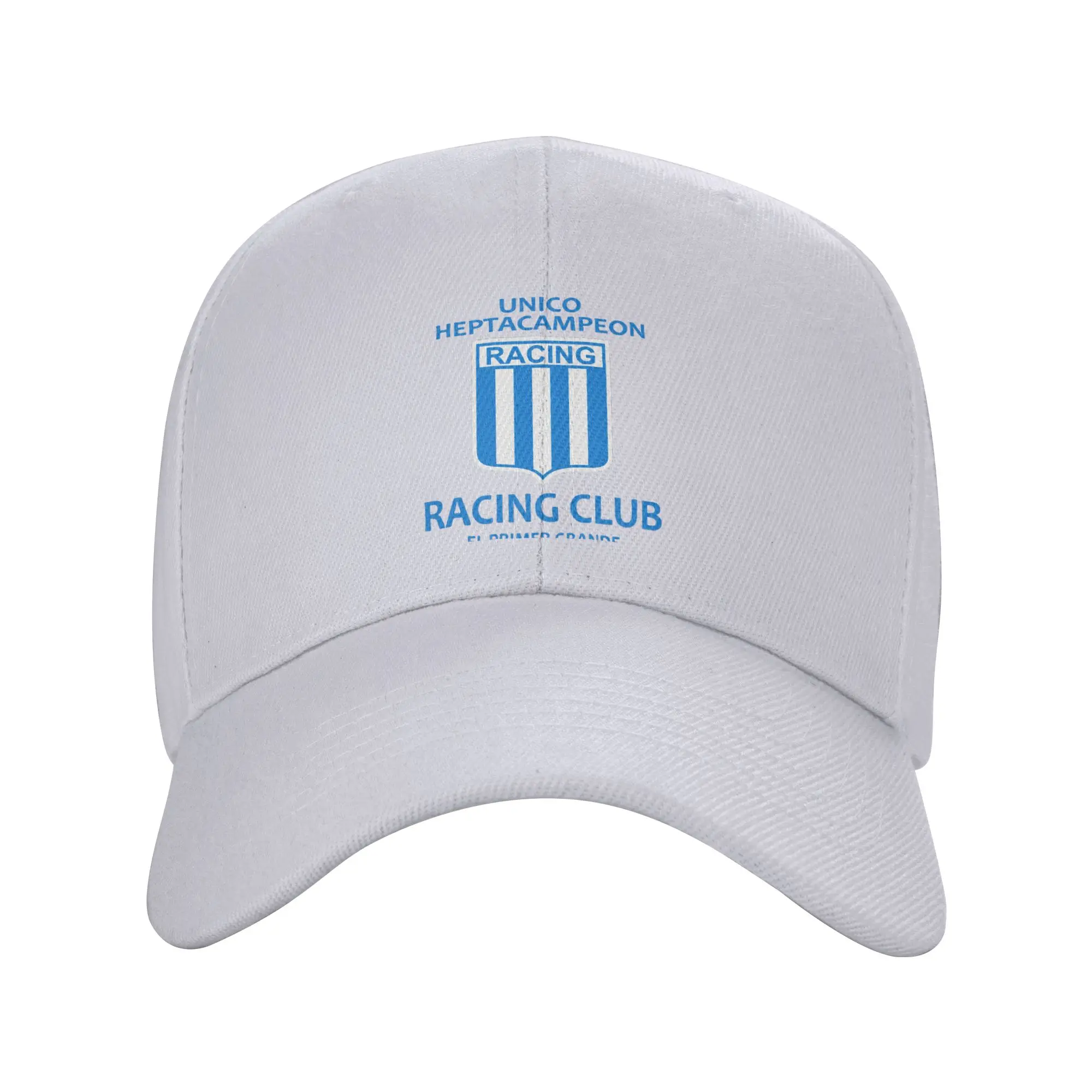 Gorra de Béisbol con Visera Curva del Racing Club de Avellaneda, Heptacampeón, Deportiva y Fitness