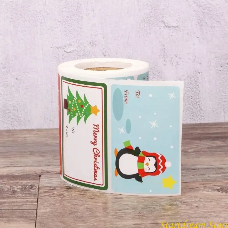 

Самоадлеятная наклейка на маркировок рождественская подарок наклейка с меткой декоративная наклейка k92c