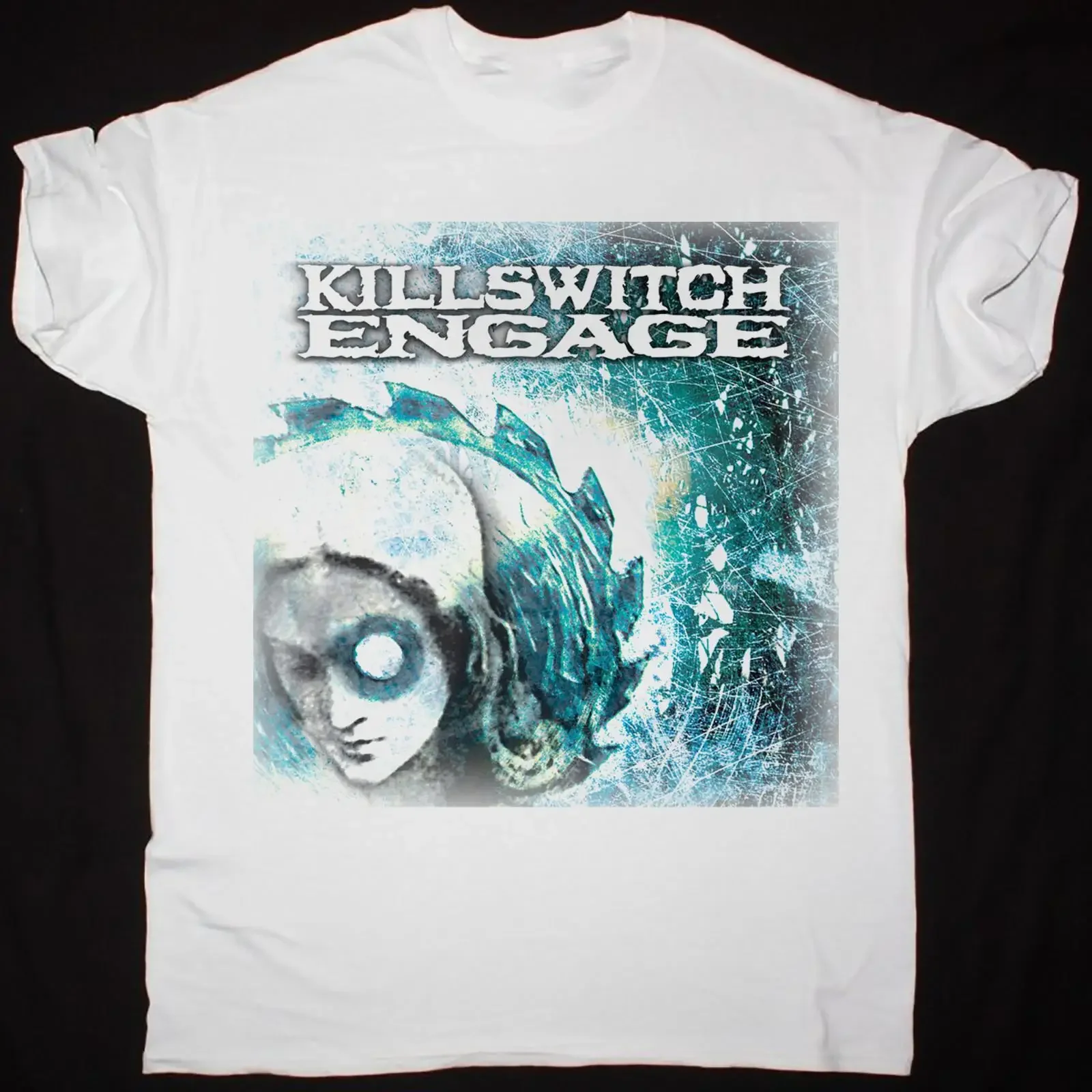 T-shirt Killswitch Engage edizione estesa, regalo in cotone bianco da uomo, dalla S alla 5XL, vintage, effetto lavato, casual, unisex, alla moda