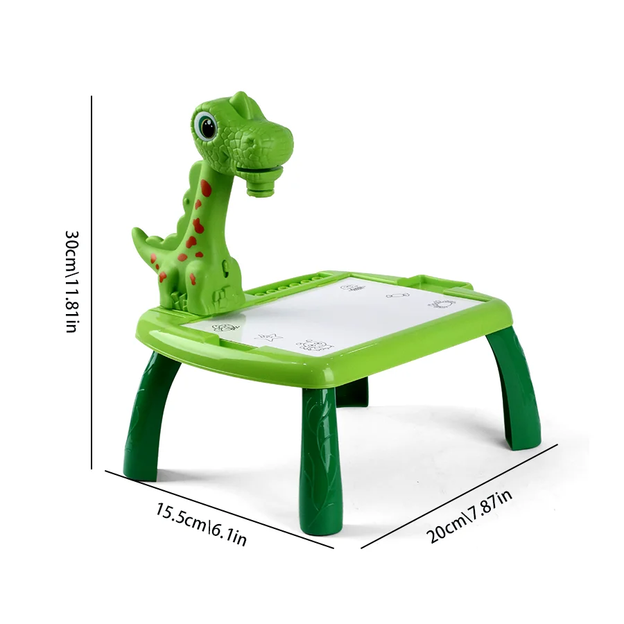 1Pc Projectie Tekentafel Multifunctionele Dinosaurus Kinderspeelgoed Voor Vroeg Onderwijs Schrijfbord