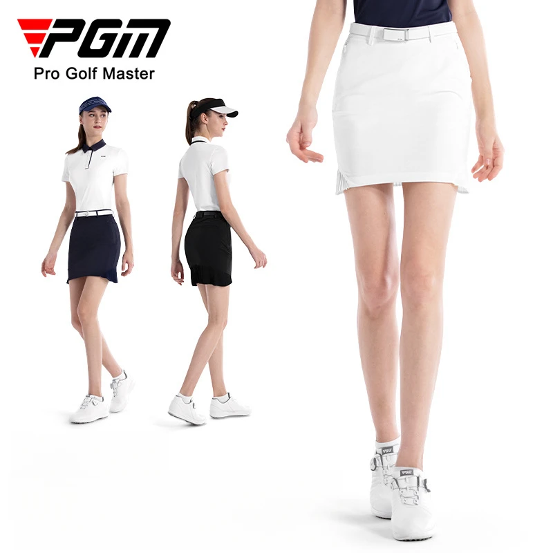 PGM Women's Golf Skirt Summer Hip Wrap Breathable and Slimming Fish Tail Design Clothing QZ100