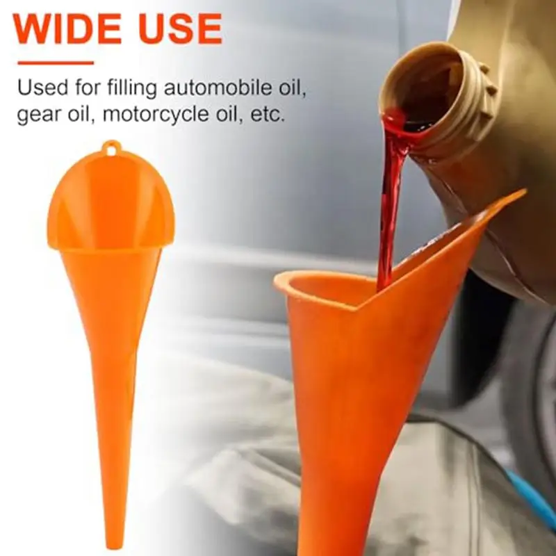 Transmission Fluid Funnel Oil Funnel Kit Flexible Funnel With Removable Nozzle And Filter Wide Mouth Funnel With Manual Siphon