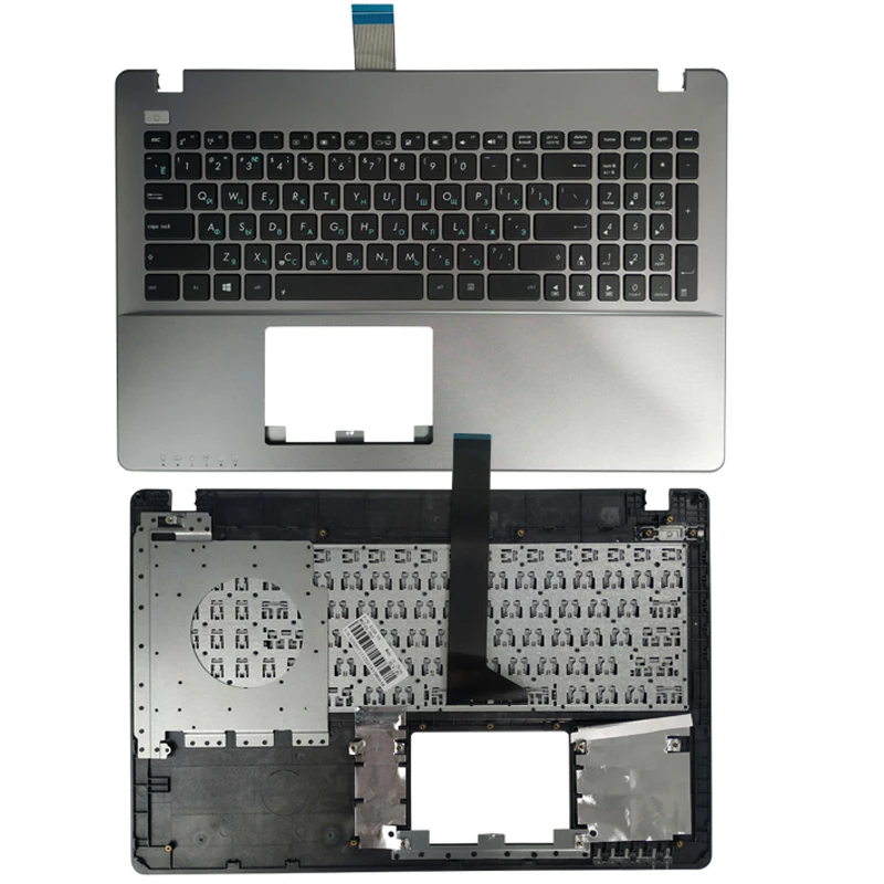 Imagem -06 - Teclado Tampa Superior para Asus K550v X550c X552e A550l Y581c F550 R510j A550c Palm Resto Case Shell