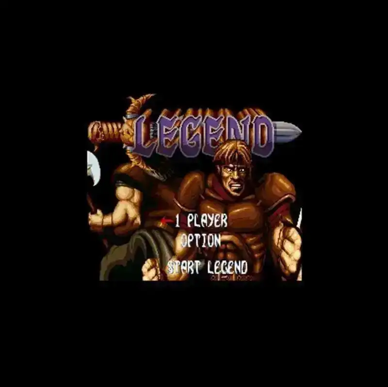 Custom Legend NTSC 16 Bit Big Gray Game Card For 46Pin USA Game Players