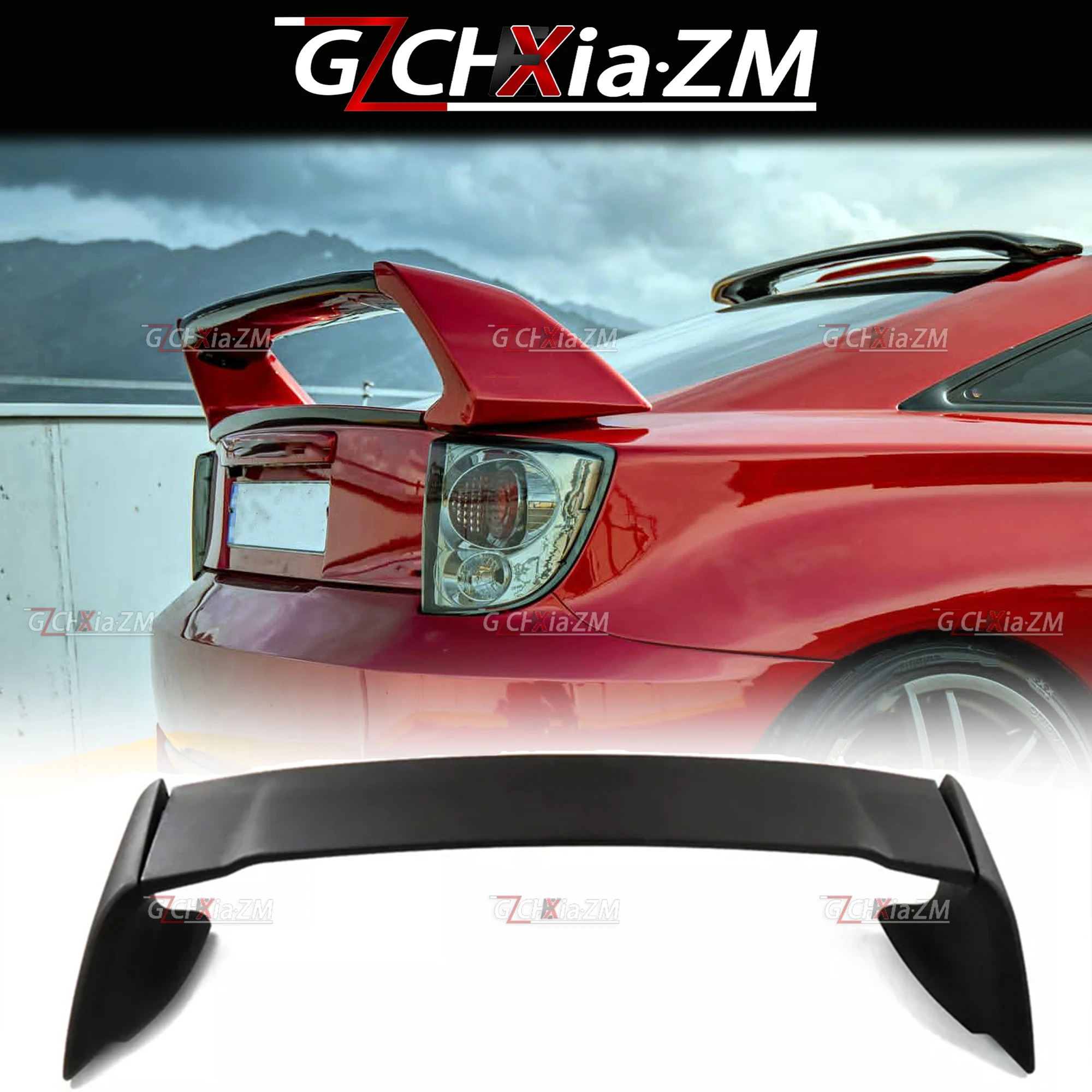 For 2000-2005 Toyota CELICA Trunk Lid Spoiler VVT High-Quality ABS Material GT Style Rear Diffuser Spoiler Body Dynamics Kit view 4