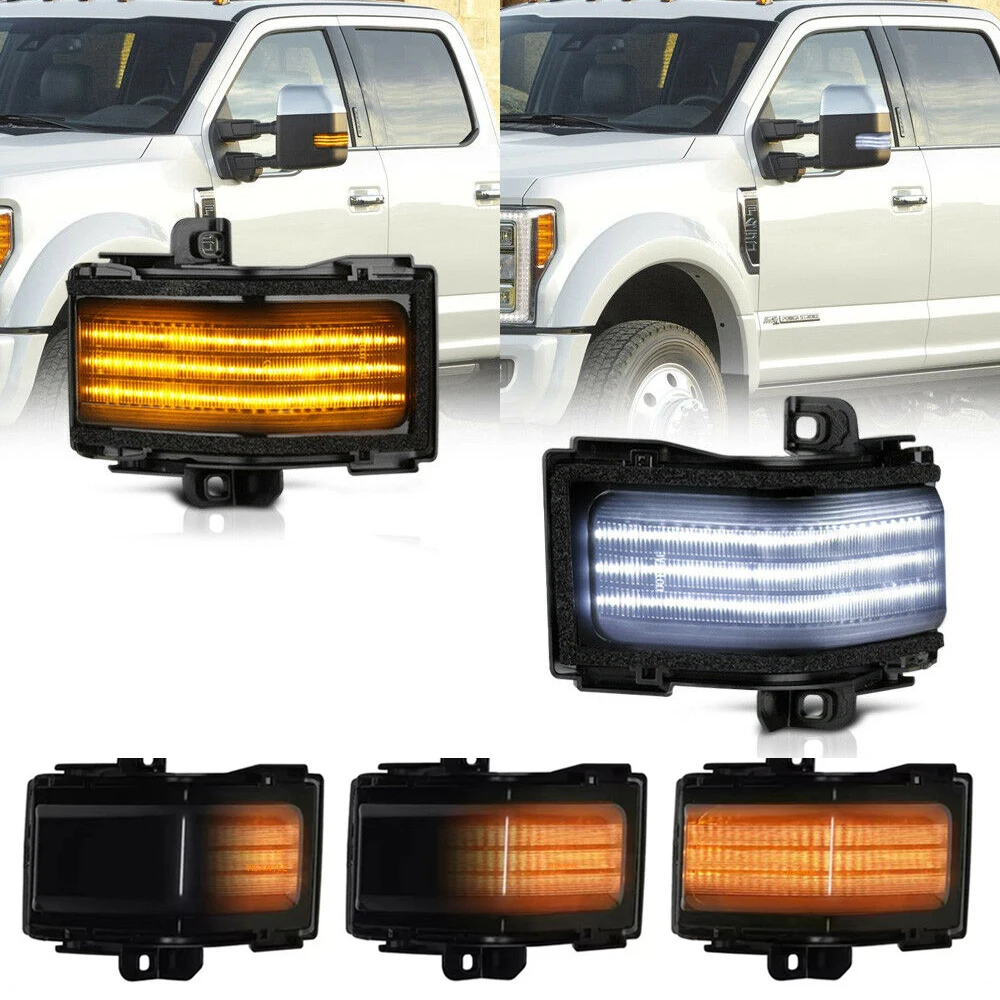 

For 2017-2019 F150 F250 Super Duty F350 Super Duty F450 Super Duty F550 Super Duty Dual Sequential LED Mirror Turn Signal Light