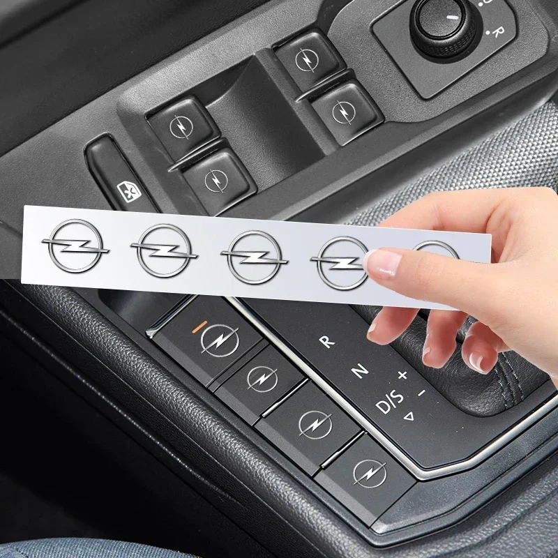 

1/2/5/10pcs Car Sticker Steering Wheel Interior Sticker for Opel OPC Astra Insignia Mokka Zafira Corsa Vectra C D Antara Car