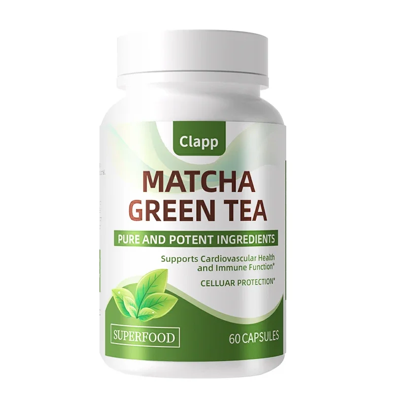 120 Green SuperFoods + Matcha Green Tea Capsules - Immunity, Energy,Antioxidants