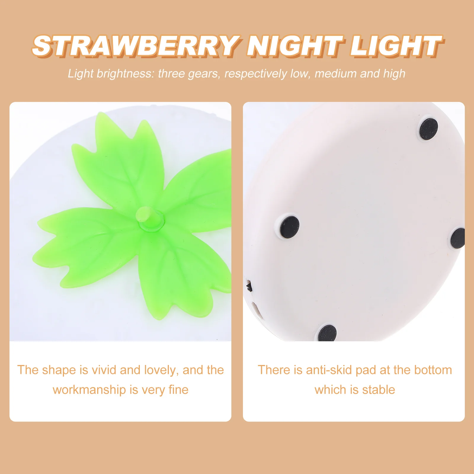 ضوء 3-Level التحكم باللمس سطوع قابل للتعديل لطيف مصباح الزخرفية لغرفة النوم سطح المكتب #1