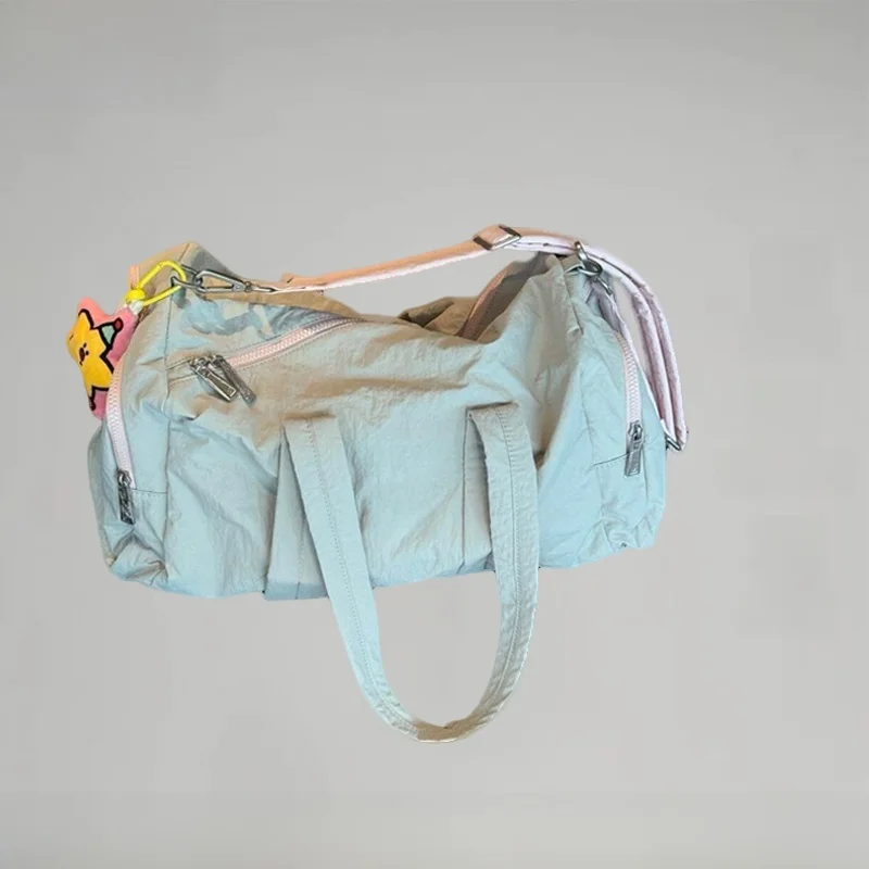 dolob-sport-fitness-bag-women's-large-capacity-travel-bag-crossbody-wet-and-dry-separation-oxford-cloth-leisure-travel-bag