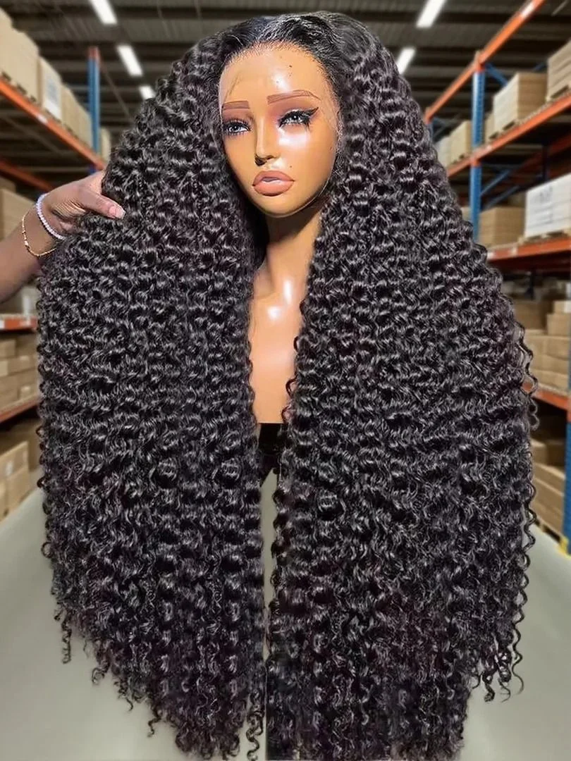 

13x6 Hd Water Wave Lace Front Wig 30 34inch 300 Density Glueless Wigs 100% Human Hair Curly Deep Wave Lace Frontal Wig For Women