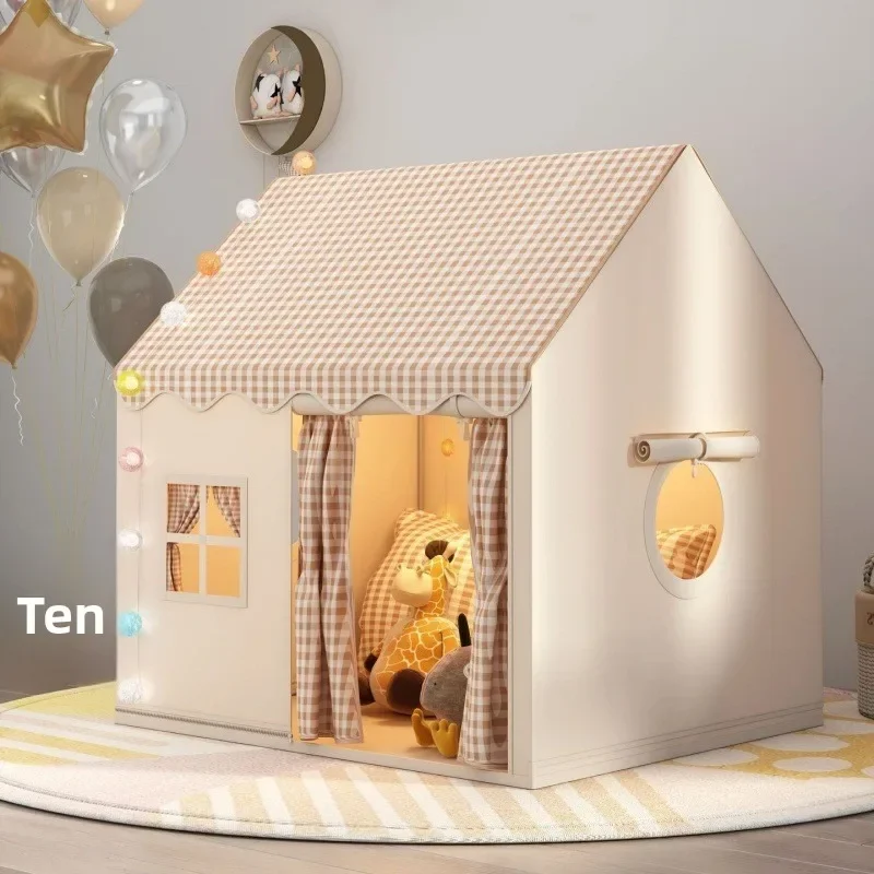 Indoor Kids Tent Playhouse Unisex Princess Themed Small House Toy Cottage Indoor Children's Tent Game House Game Toy House